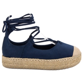 Corina Espadrillas annodate blu navy