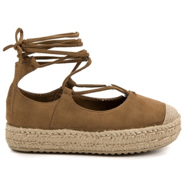 Corina Espadrillas annodate cammello marrone