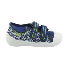 Scarpe per bambini Befado 907P103 bianco blu blu navy