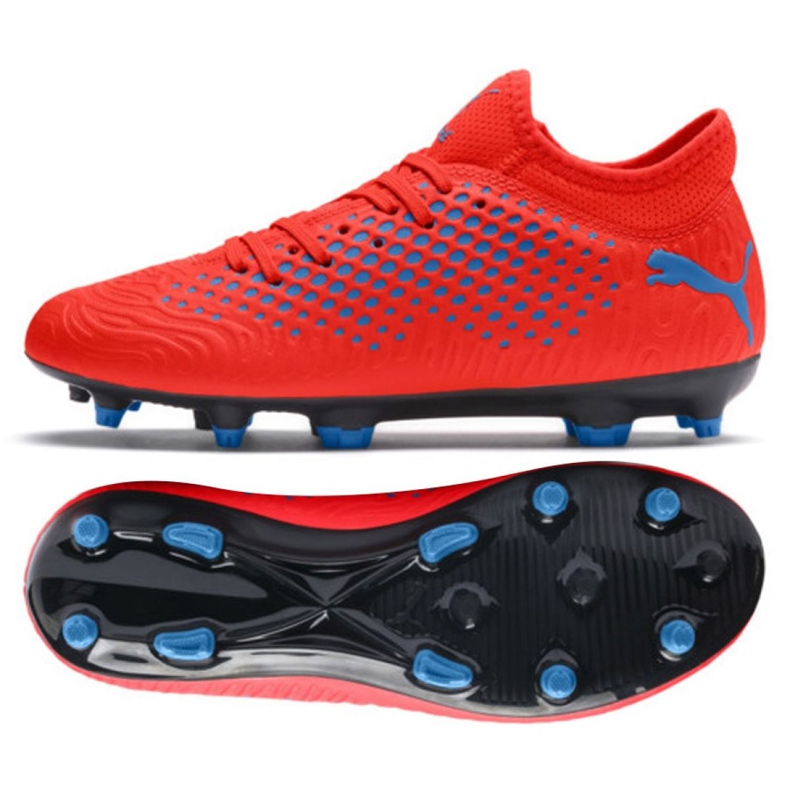 Scarpe da calcio Puma Future 19.4 Fg Ag Jr 105554 01 rosso rosso
