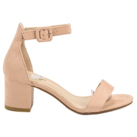 Seastar Sandali beige con tacco alto
