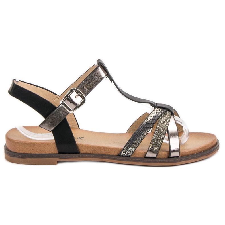 Sandali casual VINCEZA nero grigio