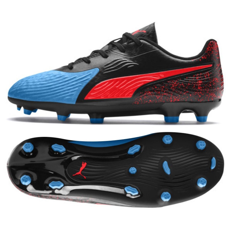 Scarpe da calcio Puma One 19.4 Fg Ag Jr 105501 01 multicolore nero
