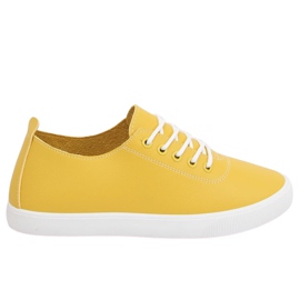 Sneakers da donna gialle WD009 Giallo
