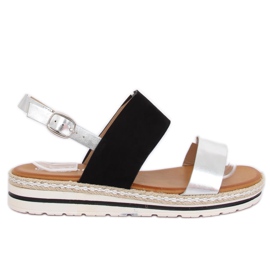 Sandali da donna neri F056 Black nero
