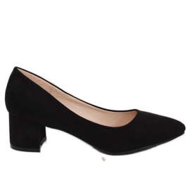 Nero Décolleté tacco basso nero G-136 Nero