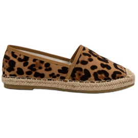 Espadrillas maculate marrone