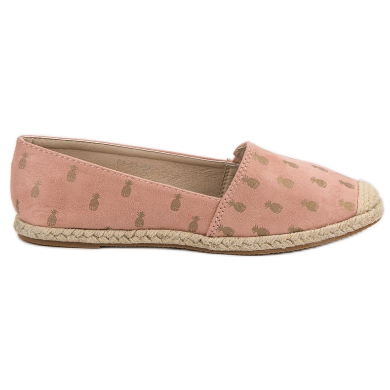Lucky Shoes Espadrillas In Polvere All'Ananas rosa