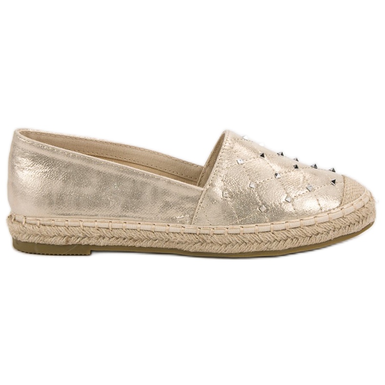 Lucky Shoes Espadrillas Con Jet giallo