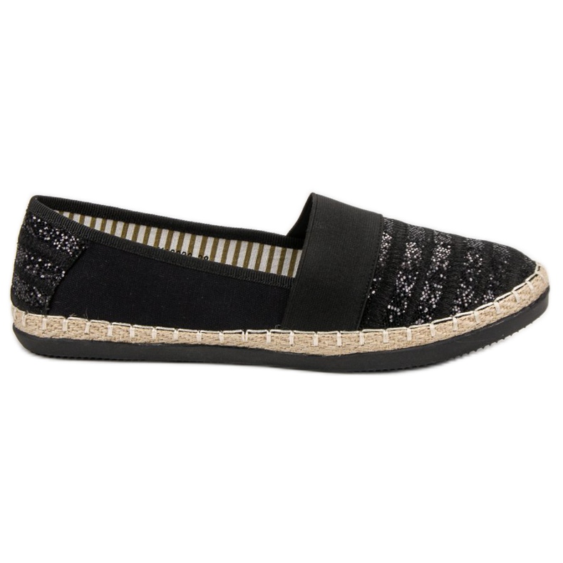 Kayla Espadrillas lucide nero