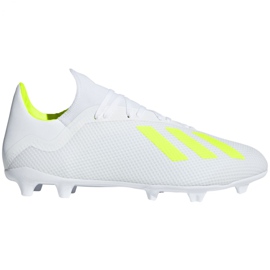 Scarpe da calcio Adidas X 18.3 Fg M BB9368 bianco bianco