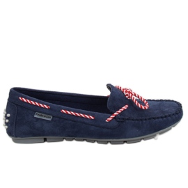 Mocassini donna blu navy MH04 Navy