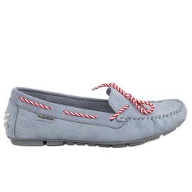 Mocassini da donna blu MH04 Blue