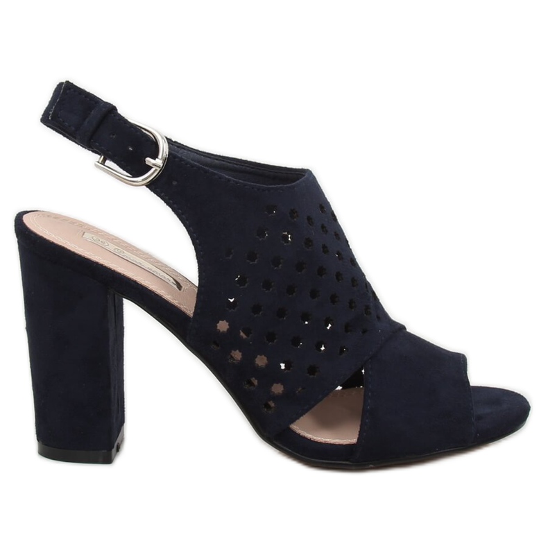 Sandali traforati blu navy WED557 Azul