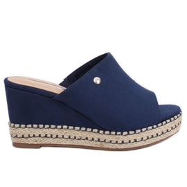 Pantofole blu navy MW-3M65 Blu