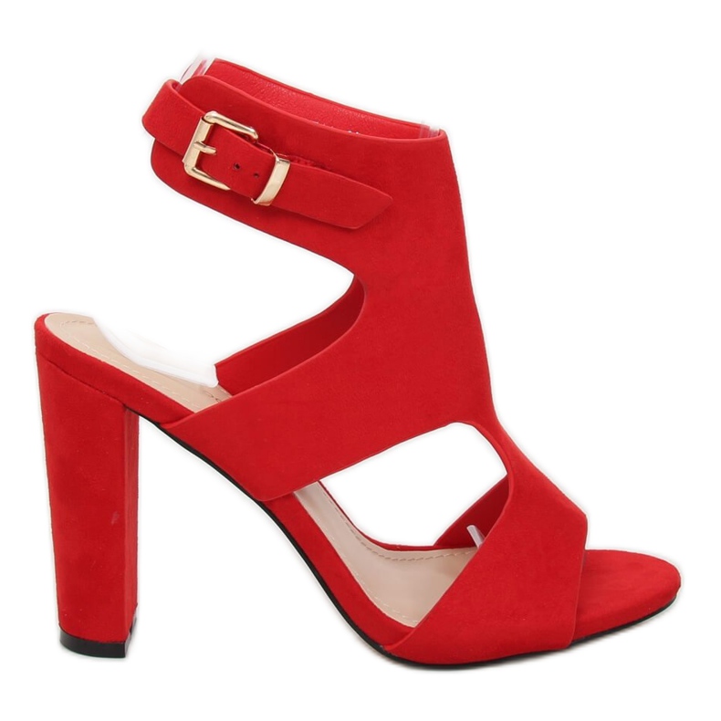 Sandali rossi sul palo J-8711 Red rosso