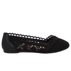 Nero 4701 Ballerine traforate nere