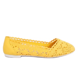 Ballerine traforate gialle 4701 Giallo