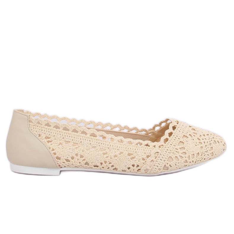 Ballerine traforate beige 4701 Beige
