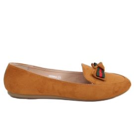 Mocassini da donna cammello JM6690Q Camel marrone