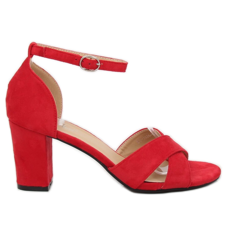 Red FH-3M26 Sandali rossi sul post rosso