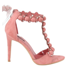 Sandali rosa su una spilla GH-5A5733 Pink