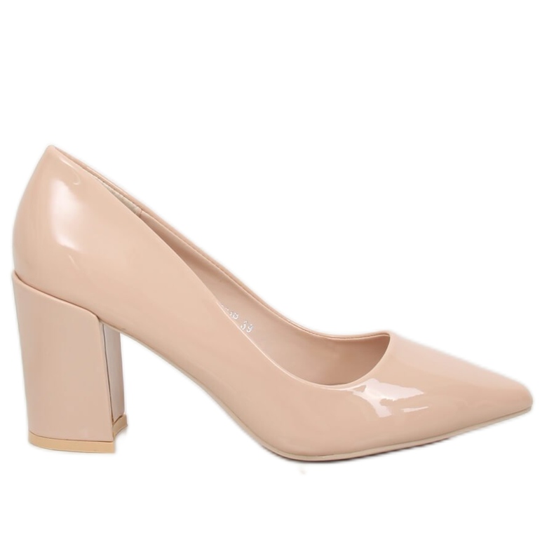 Décolleté sul palo beige LE061P Beige