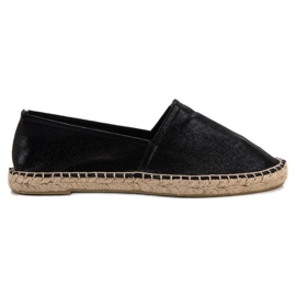 Cm Paris Espadrillas in tessuto nero
