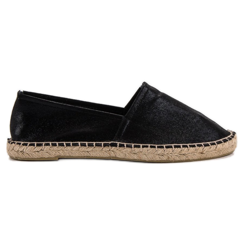 Cm Paris Espadrillas in tessuto nero