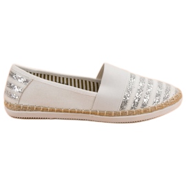 Kayla Espadrillas lucide bianca