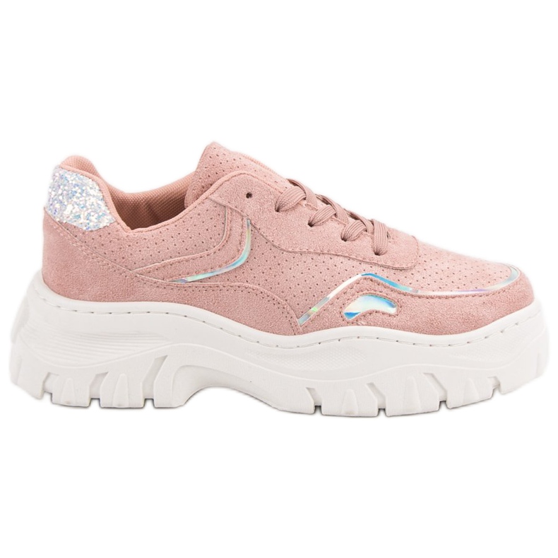 Sneakers rosa alla moda