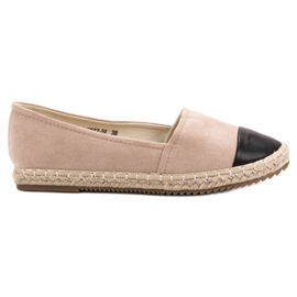 Super Me Espadrillas in camoscio marrone