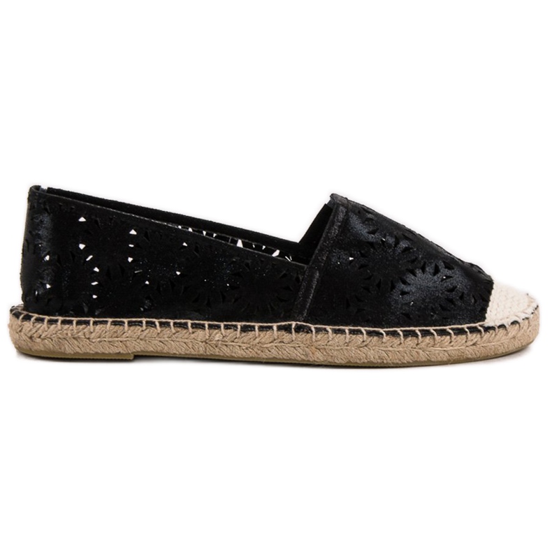 Cm Paris Espadrillas in tessuto nero