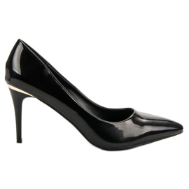 Small Swan Spille laccate nere nero