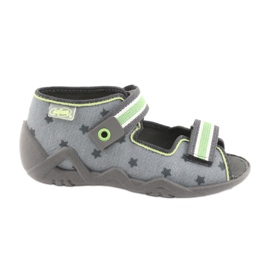 Scarpe per bambini Befado gialle 250P086 grigio verde