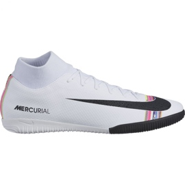 Scarpe indoor Nike Mercurial Superfly X 6 Academy Ic AJ3567-109 bianca bianca