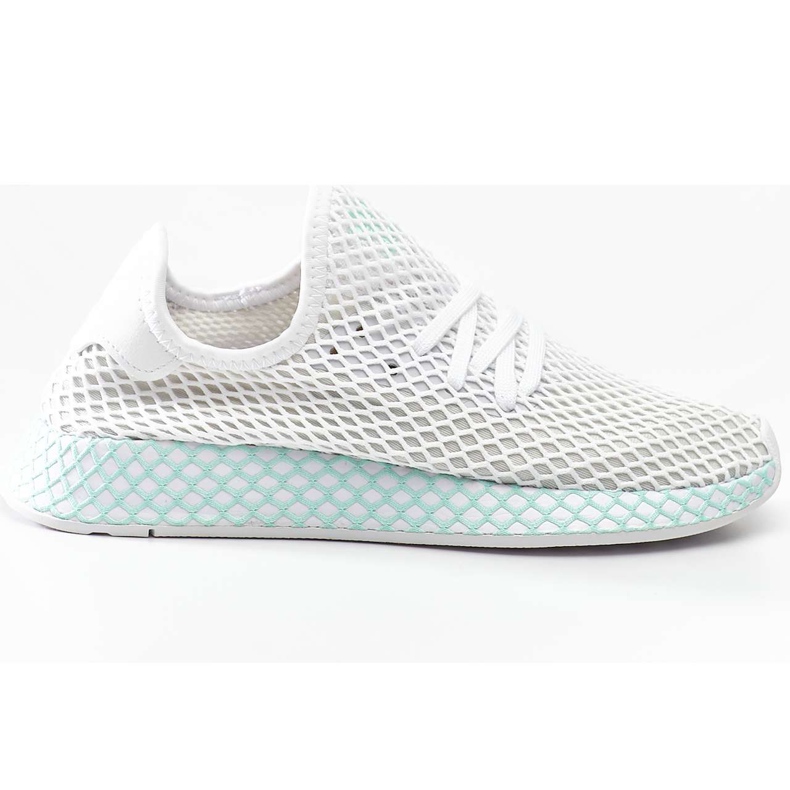 Adidas Deerupt Runner W Calzature Bianco Grigio Un Clear Mint multicolore