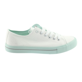 Sneaker stringate dell'Atletico bianca verde