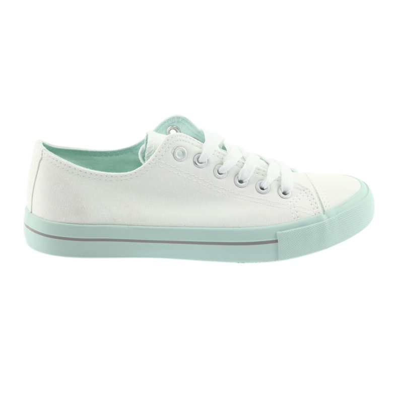 Sneaker stringate dell'Atletico bianca verde