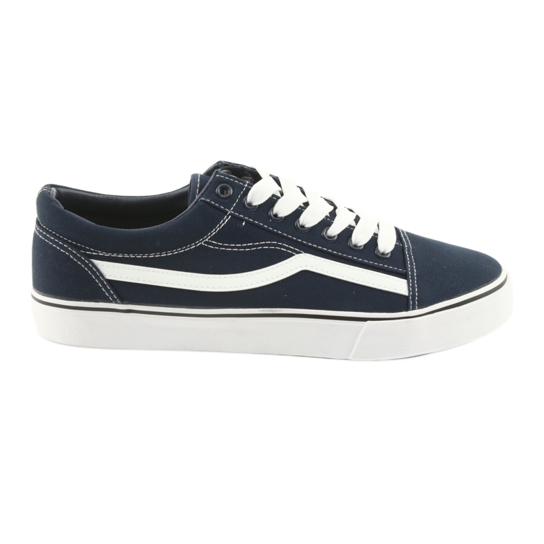 AlaVans Sneakers allacciate blu navy DK bianca