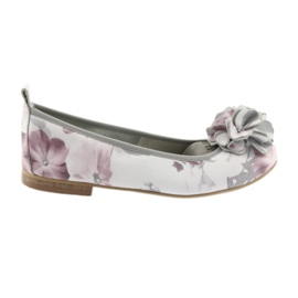 Ballerina femminile Gianmarko con fiori 92/82 bianchi bianco