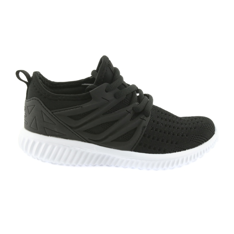 Soletta in pelle Bartek 58114 Scarpe sportive nere bianca nero