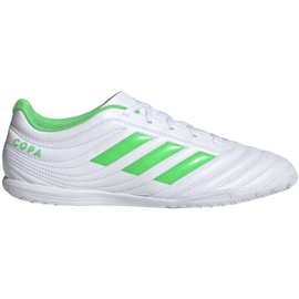 Scarpe indoor adidas Copa 19.4 In M D98075 bianco bianco