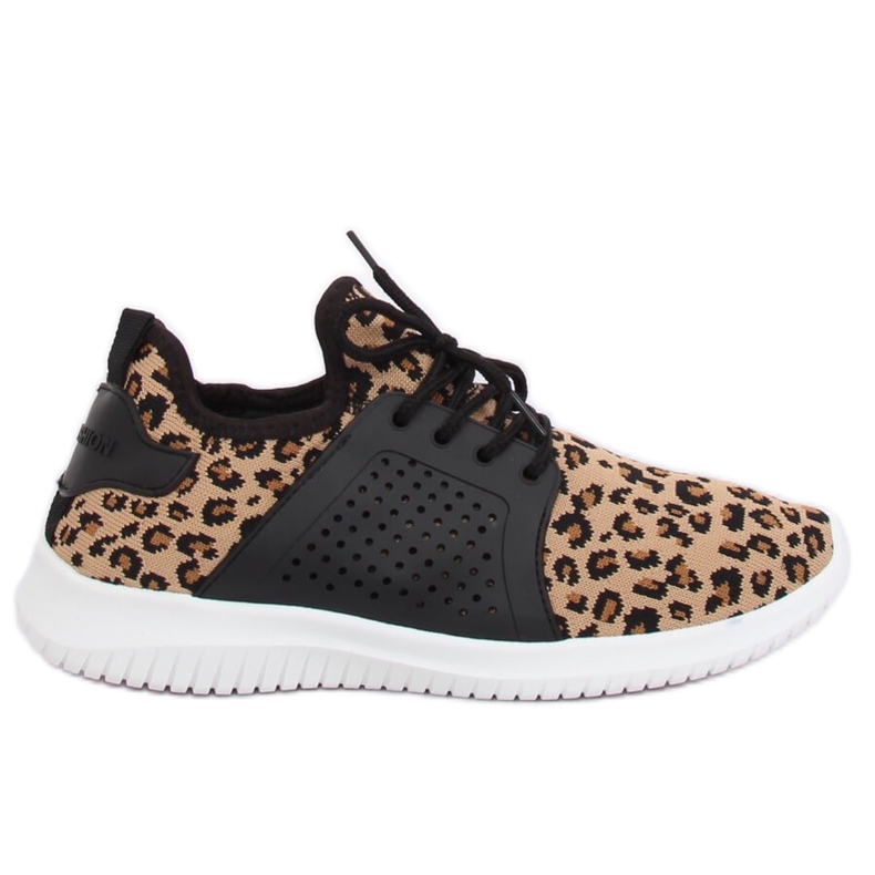 Leopard 7758-Y Sneakers con stampa leopardata marrone