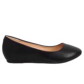 Ballerine nere con zeppa 7849-P Nero