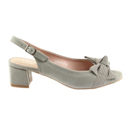 Sandali fiocco Filippo 788 grigio/pois