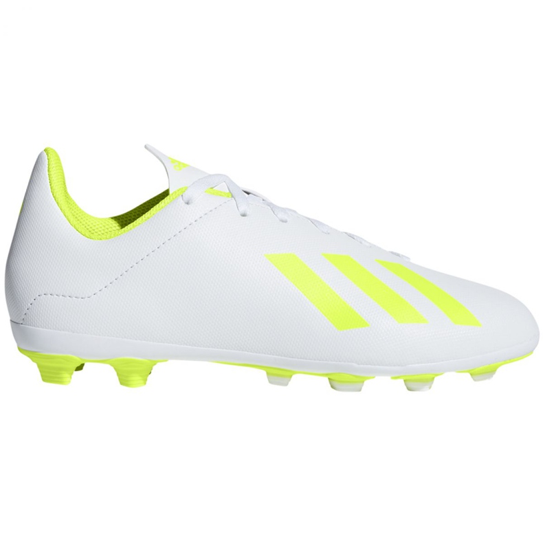 Scarpe da calcio Adidas X 18.4 FxG Jr BB9380 multicolore bianca
