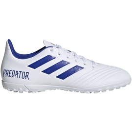 Scarpe da calcio Adidas Predator 19.4 Tf M D97971 bianco bianco