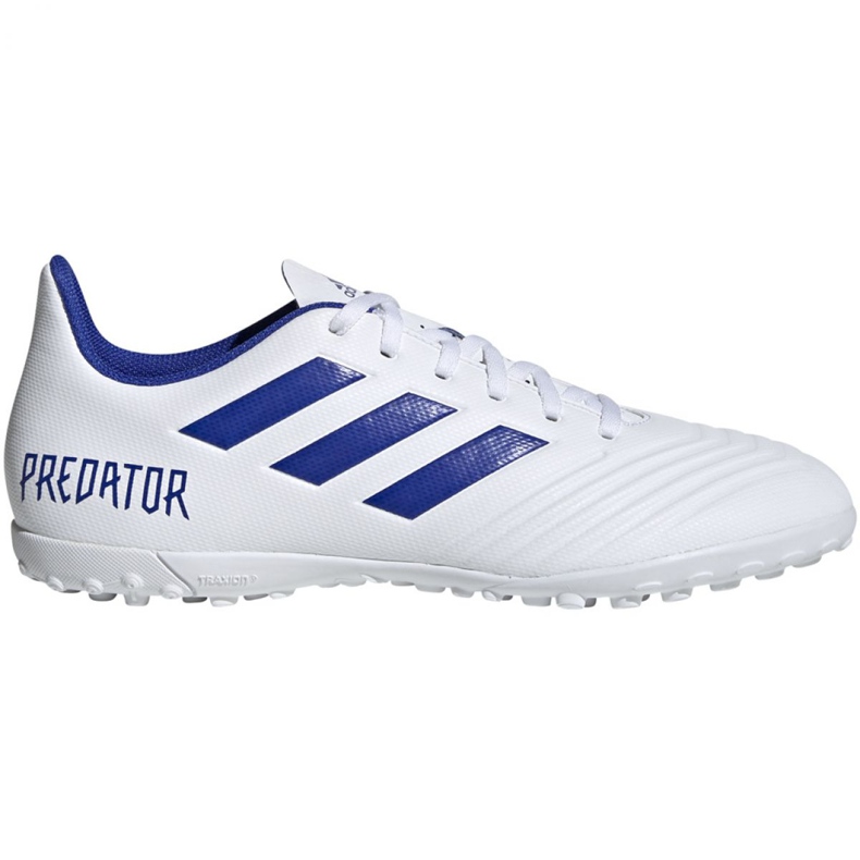 Scarpe da calcio Adidas Predator 19.4 Tf M D97971 bianca bianca