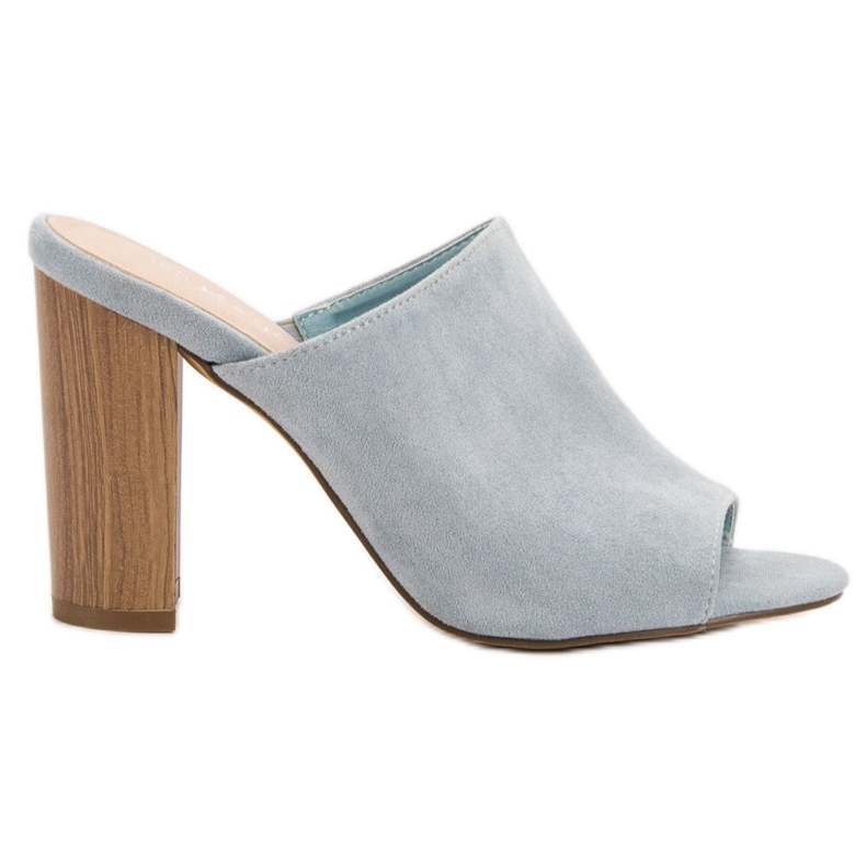Kayla Sandali con tacco alto incorporati blu